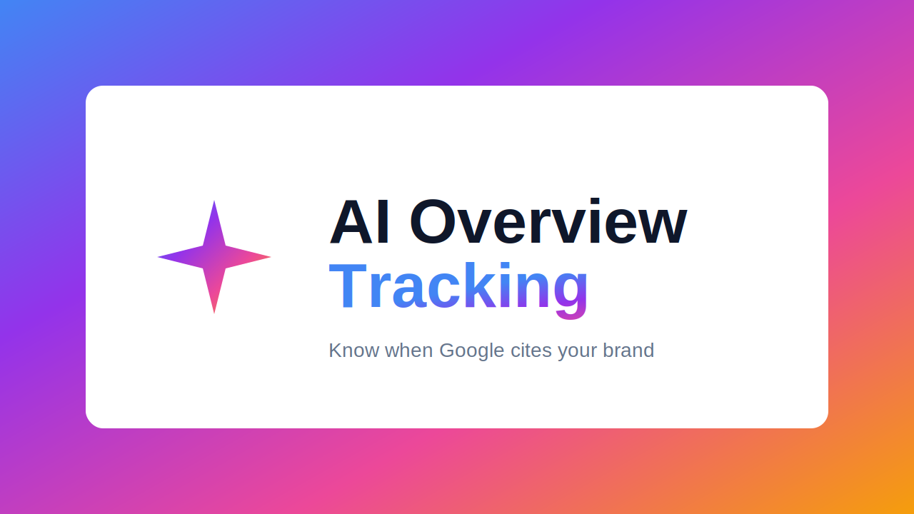Ai Overview Tracking
